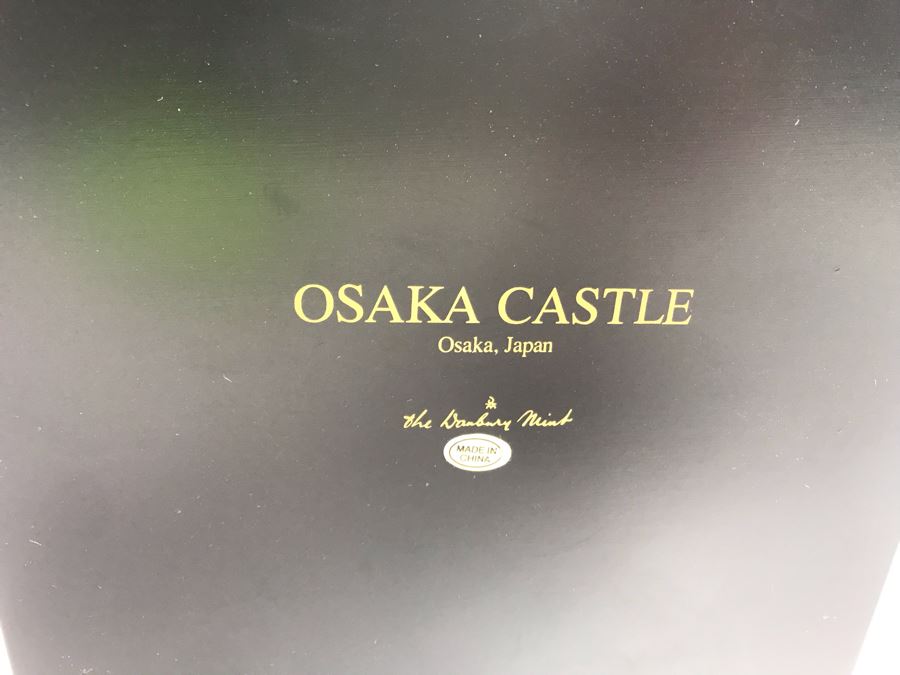 The Danbury Mint Osaka Castle Osaka, Japan With Box [Photo 11]