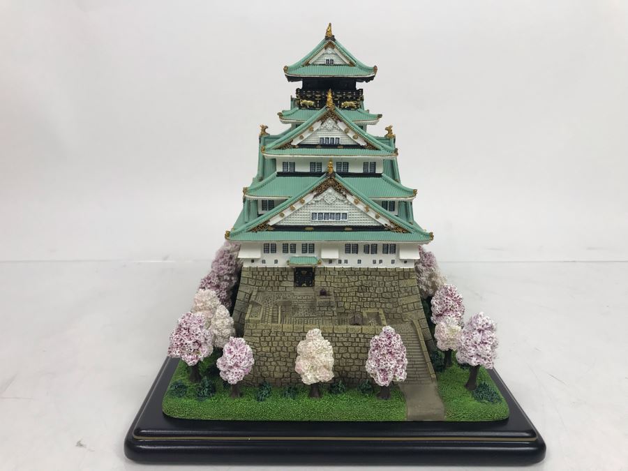 The Danbury Mint Osaka Castle Osaka, Japan With Box [Photo 4]