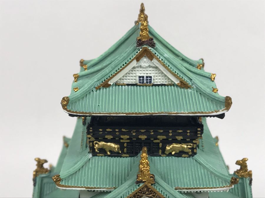The Danbury Mint Osaka Castle Osaka, Japan With Box [Photo 6]