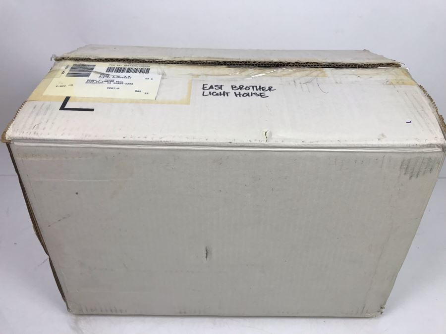 The Danbury Mint East Brother Lighthouse, San Francisco Bay, California Collection Great American Lighthouses With Box [Photo 20]