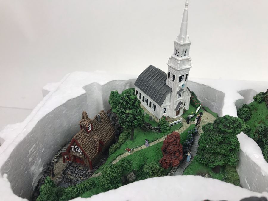 The Danbury Mint Fisherman's Cove By Colin Gough With Box [Photo 16]