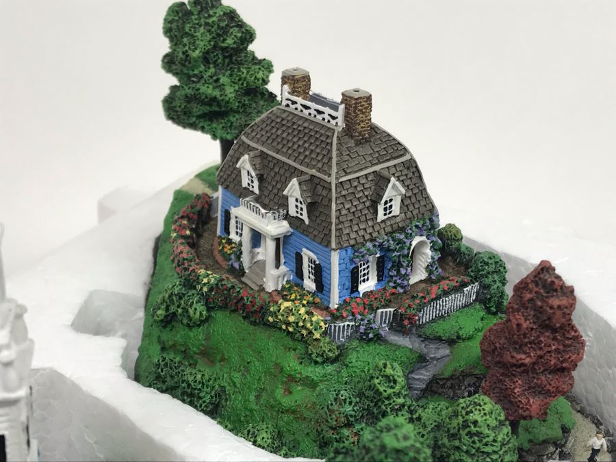 The Danbury Mint Fisherman's Cove By Colin Gough With Box [Photo 21]