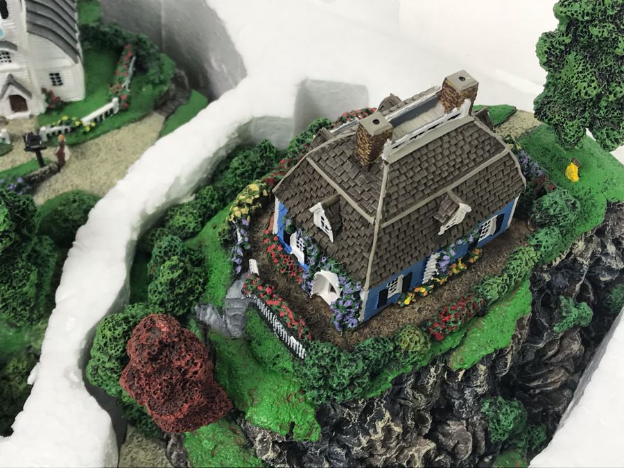 The Danbury Mint Fisherman's Cove By Colin Gough With Box [Photo 20]