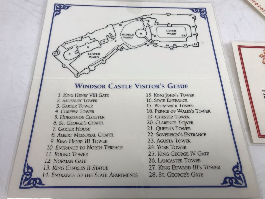 The Danbury Mint Windsor Castle Collection Castles Of The British Monarchy With Box [Photo 15]