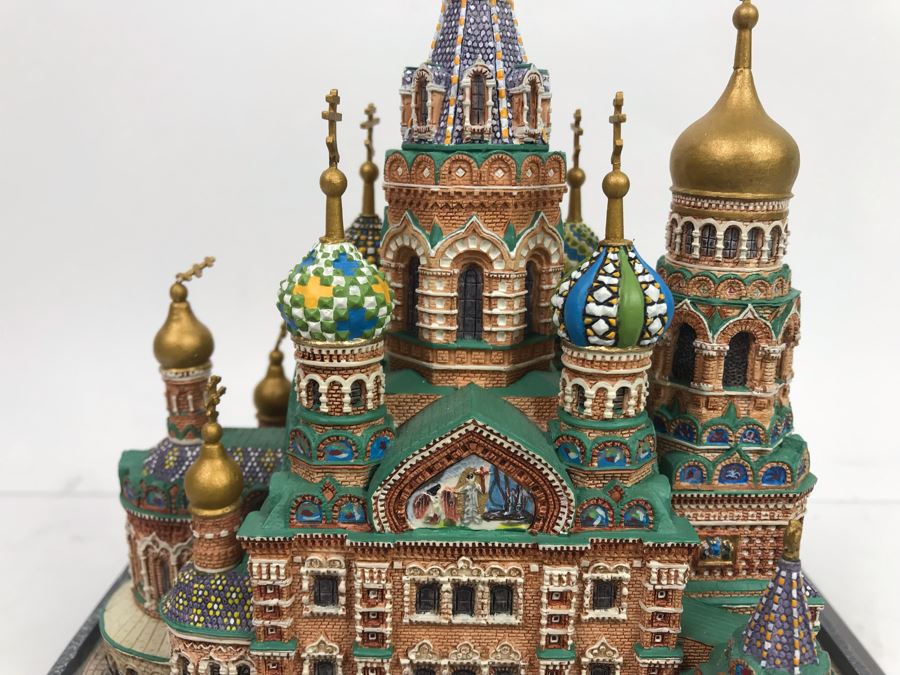 The Danbury Mint St. Petersburg Church Of The Resurrection St. Petersburg, Russia With Box [Photo 9]