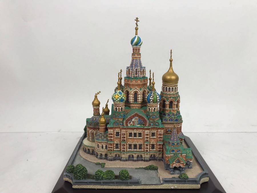 The Danbury Mint St. Petersburg Church Of The Resurrection St. Petersburg, Russia With Box [Photo 7]