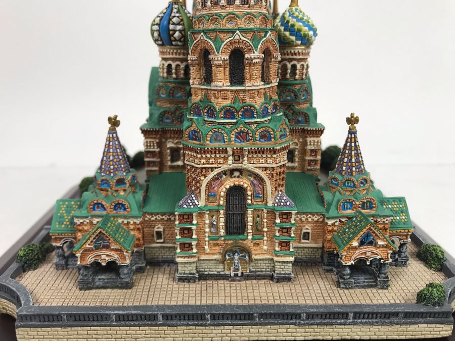 The Danbury Mint St. Petersburg Church Of The Resurrection St. Petersburg, Russia With Box [Photo 3]