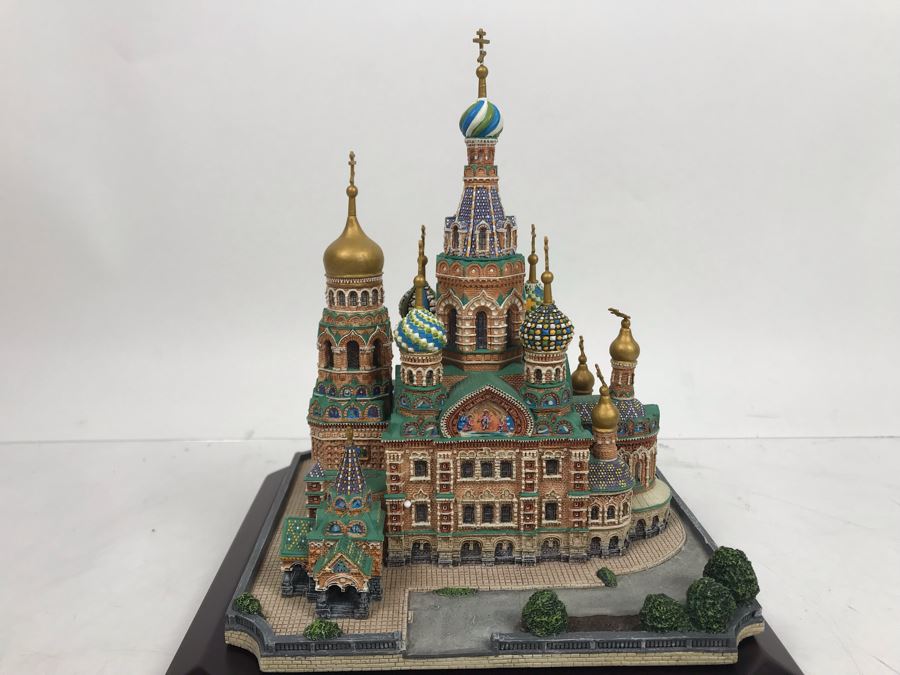 The Danbury Mint St. Petersburg Church Of The Resurrection St. Petersburg, Russia With Box [Photo 12]