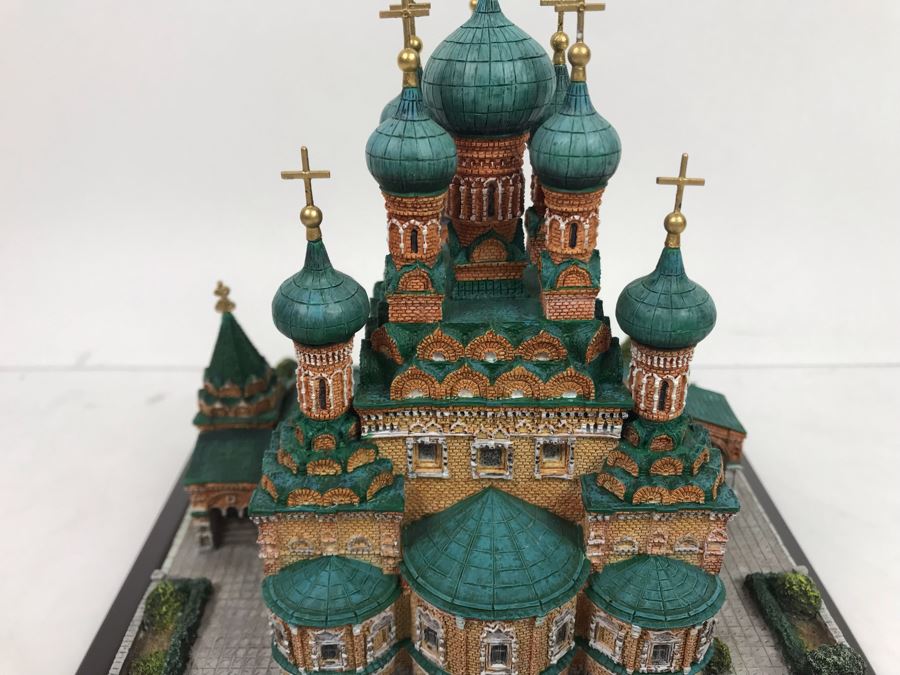 The Danbury Mint Church Of The Trinity Ostankino, Russia With Box [Photo 7]