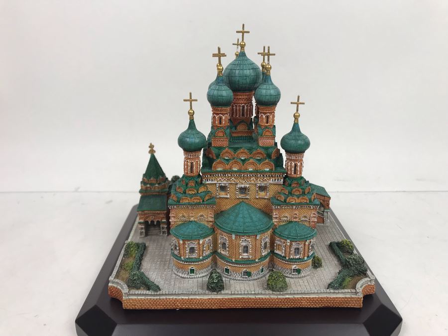 The Danbury Mint Church Of The Trinity Ostankino, Russia With Box [Photo 6]
