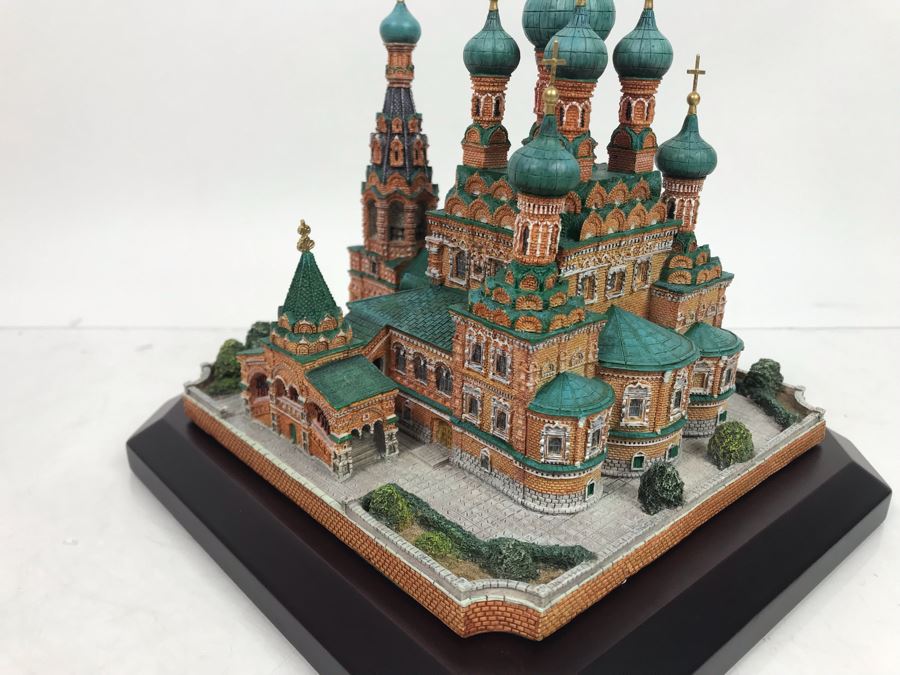 The Danbury Mint Church Of The Trinity Ostankino, Russia With Box [Photo 8]