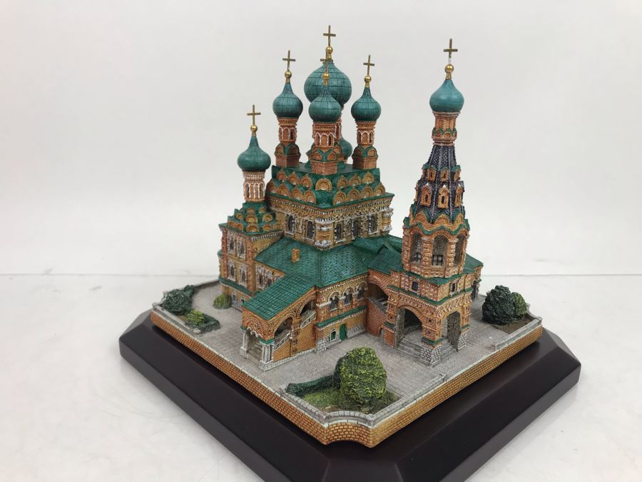 The Danbury Mint Church Of The Trinity Ostankino, Russia With Box [Photo 4]