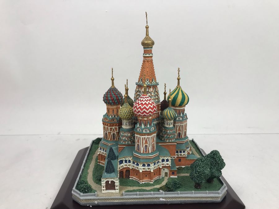 The Danbury Mint St. Basil's Cathedral Moscow, Russia Collection Wonders Of Russia With Box [Photo 6]