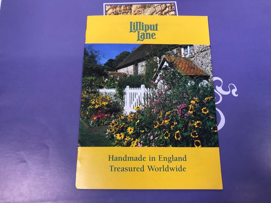 Large Lilliput Lane Limited Edition 'Out Of The Storm' Sculpture Figurine With Box Handmade In England Limited To 3,000 Retailed Over $2,000 [Photo 24]