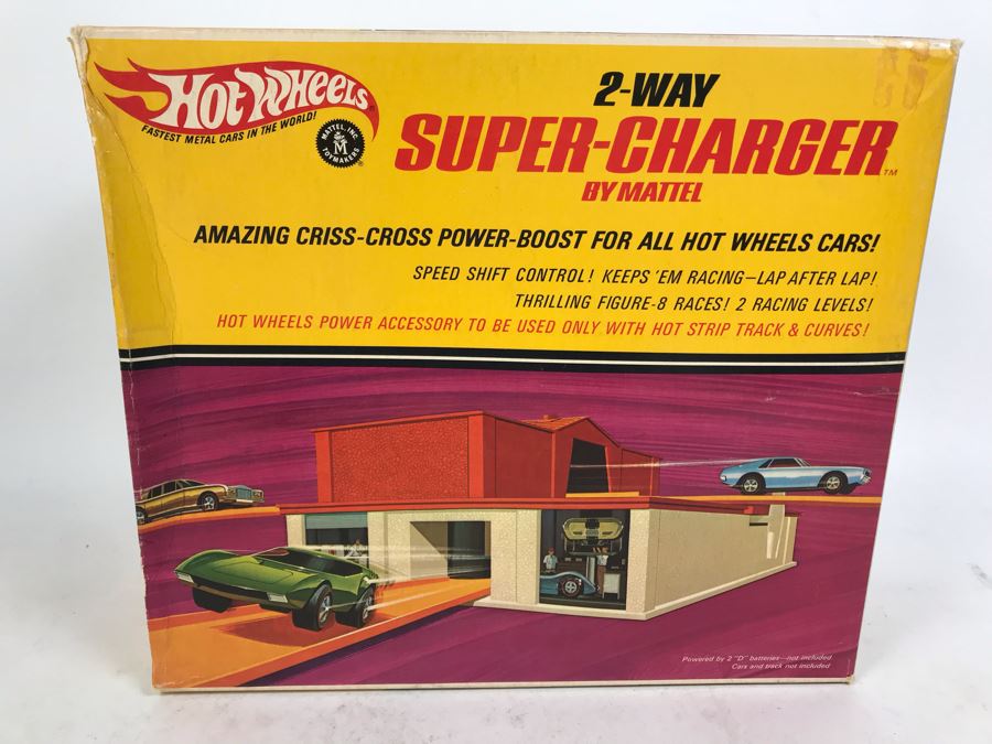 Vintage 1968 New In Box Mattel Hot Wheels 2-Way Super-Charger [Photo 1]