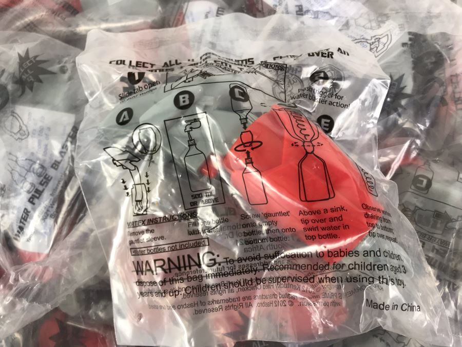 Box Loaded With Carl's Jr Transformers Movie Promotional Happy Meal Toys - See Photos [Photo 10]