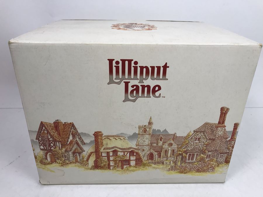 Vintage 1992 Lilliput Lane 'High Ghyll Farm' Sculpture Figurine With Box Retailed $360 [Photo 15]