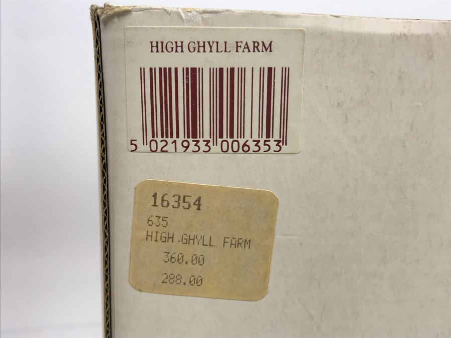 Vintage 1992 Lilliput Lane 'High Ghyll Farm' Sculpture Figurine With Box Retailed $360 [Photo 14]