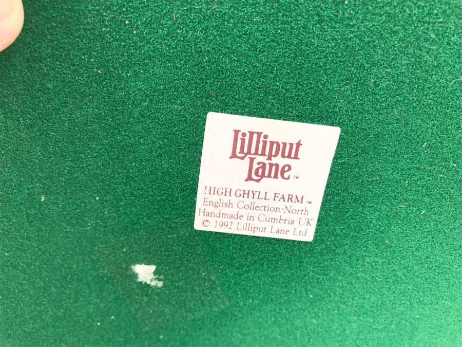 Vintage 1992 Lilliput Lane 'High Ghyll Farm' Sculpture Figurine With Box Retailed $360 [Photo 11]