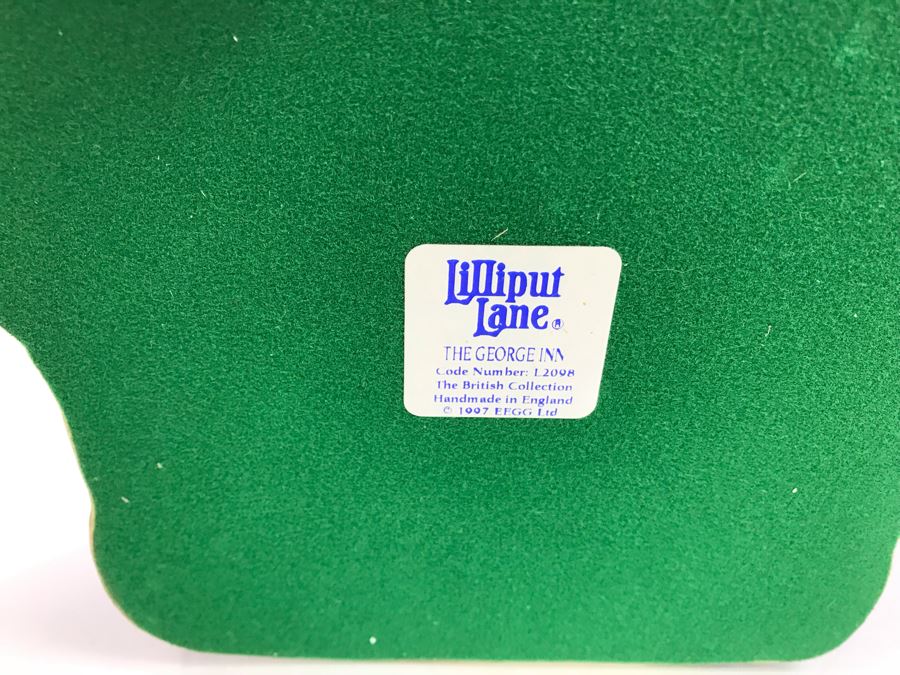 Pair Of Lilliput Lane Cottages 1997 'The George Inn' And 1997 'Halcyon Days' With Boxes [Photo 15]