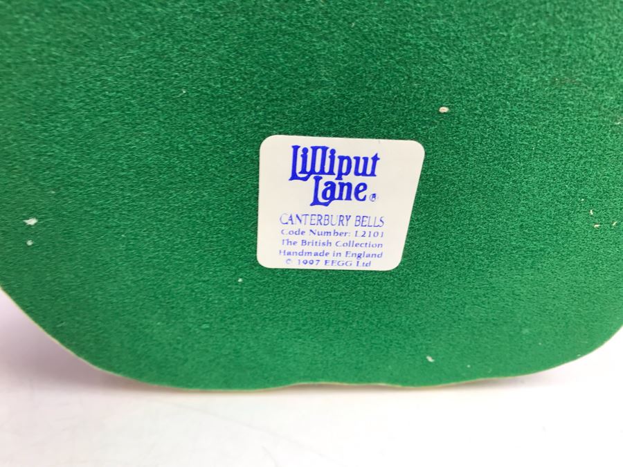 Pair Of Lilliput Lane Cottages 1997 'Green Gables' And 1997 'Canterbury Bells' With Boxes [Photo 25]