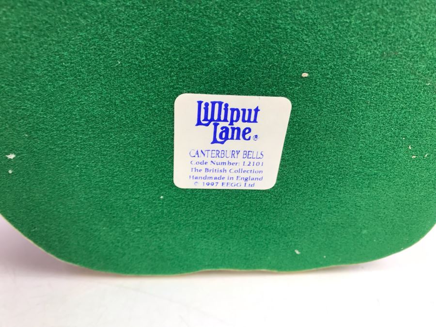 Pair Of Lilliput Lane Cottages 1997 'Green Gables' And 1997 'Canterbury Bells' With Boxes [Photo 24]