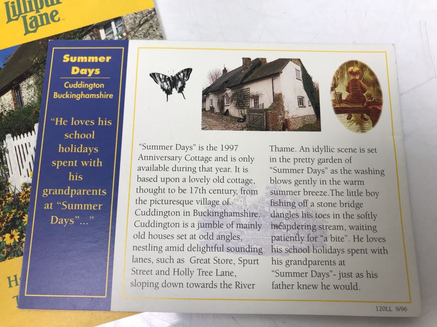 Pair Of Lilliput Lane Cottages 1997 'Mangerton Mill' And 1997 'Summer Days' With Boxes [Photo 21]