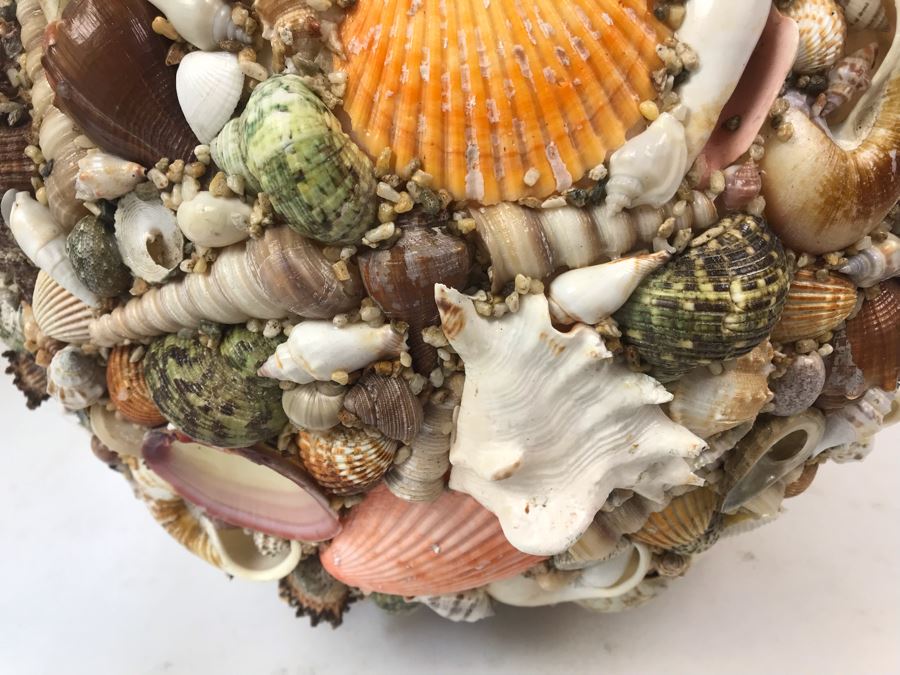 Large 16' Round Organic Seashell Spherical Sculpture [Photo 4]