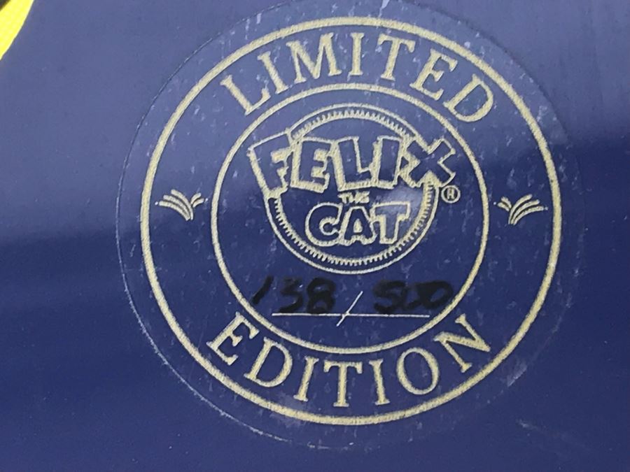 Vintage 1995 Signed Limited Edition Felix The Cat Sericel 138 Of 500 Signed By Oriolo And Phil Roman 14' X 11' [Photo 3]