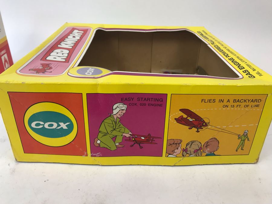 COX Red Knight Backyard Flier Gas Engine Powered Plane With Box - NO SHIPPING [Photo 11]