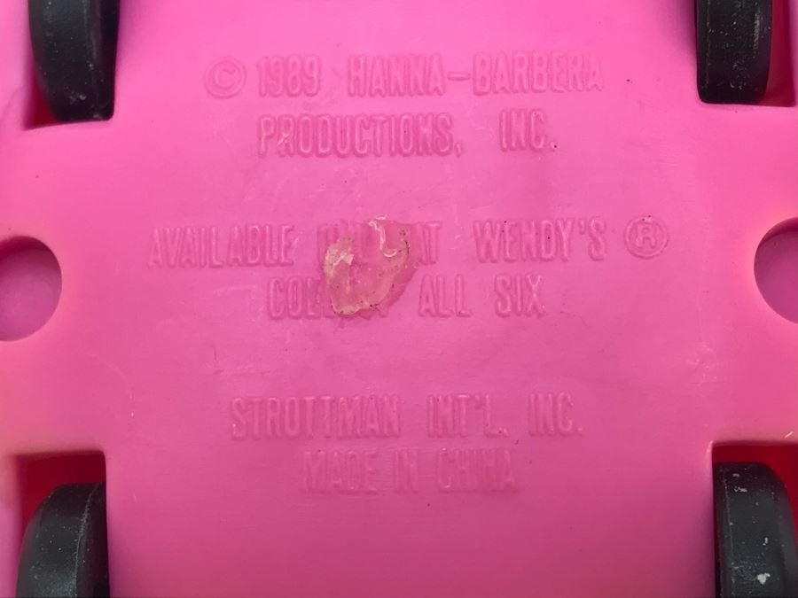 Vintage 1989 Hanna-Barbera Productions The Jetsons Wendy's Happy Meal Toys Full Set Of Six In Acrylic Display Case [Photo 8]