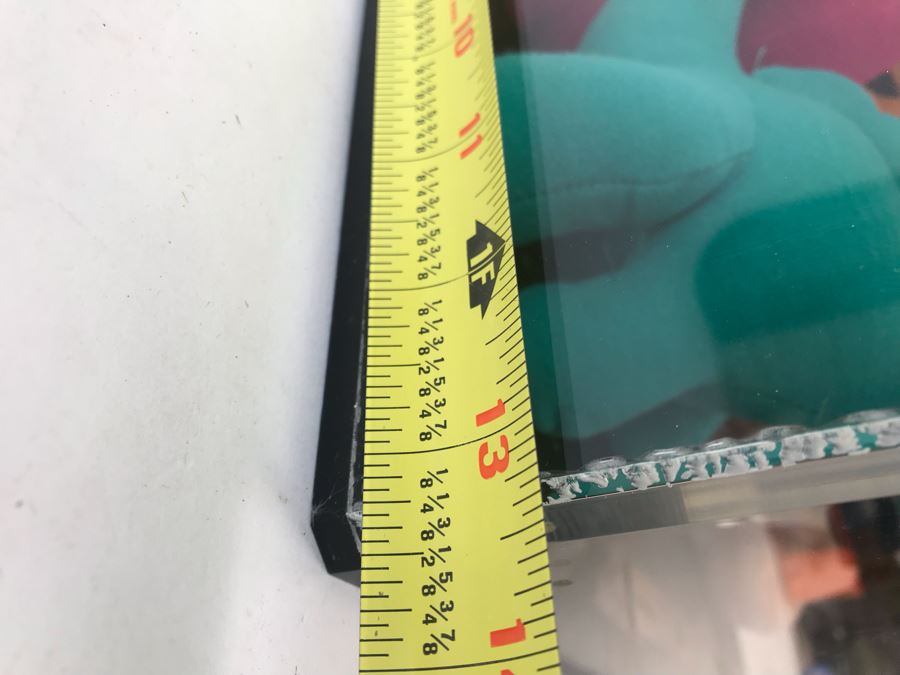 Vintage 1989 Denny's Flintstones Mini Stuffed Toys In Acrylic Display Case [Photo 10]