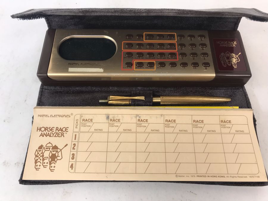 Vintage 1979 Mattel Electronics Horse Race Analyzer [Photo 5]