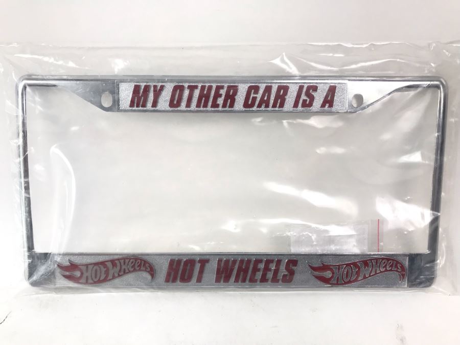 New Hot Wheels License Plate Frame My Other Car Is A Hot Wheels