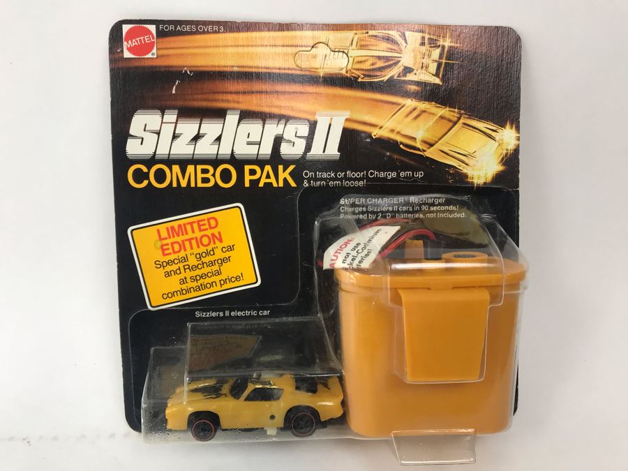 Vintage 1976 Mattel Sizzlers II Combo Pak Limited Edition Special 'Gold' Car On Card - See Photos For Condition [Photo 2]