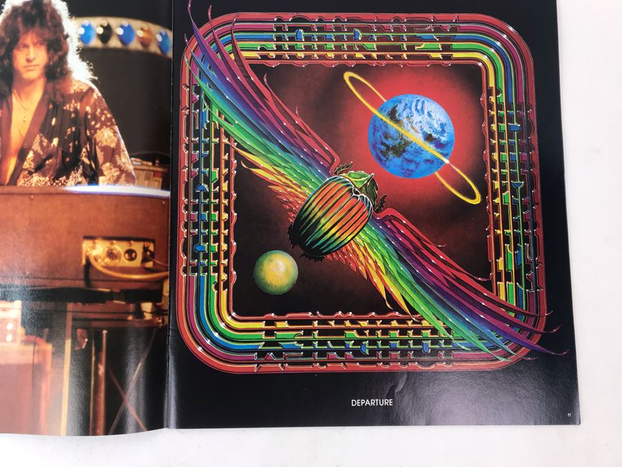 Vintage 1981 First Printing Journey Rock Band Program Art By Stanley Mouse [Photo 7]