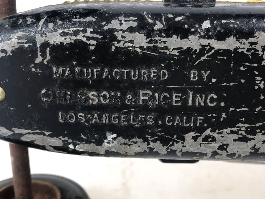 Ohlsson & Rice Inc Los Angeles, Calif Yellow #3 Tether Car Without Engine [Photo 3]