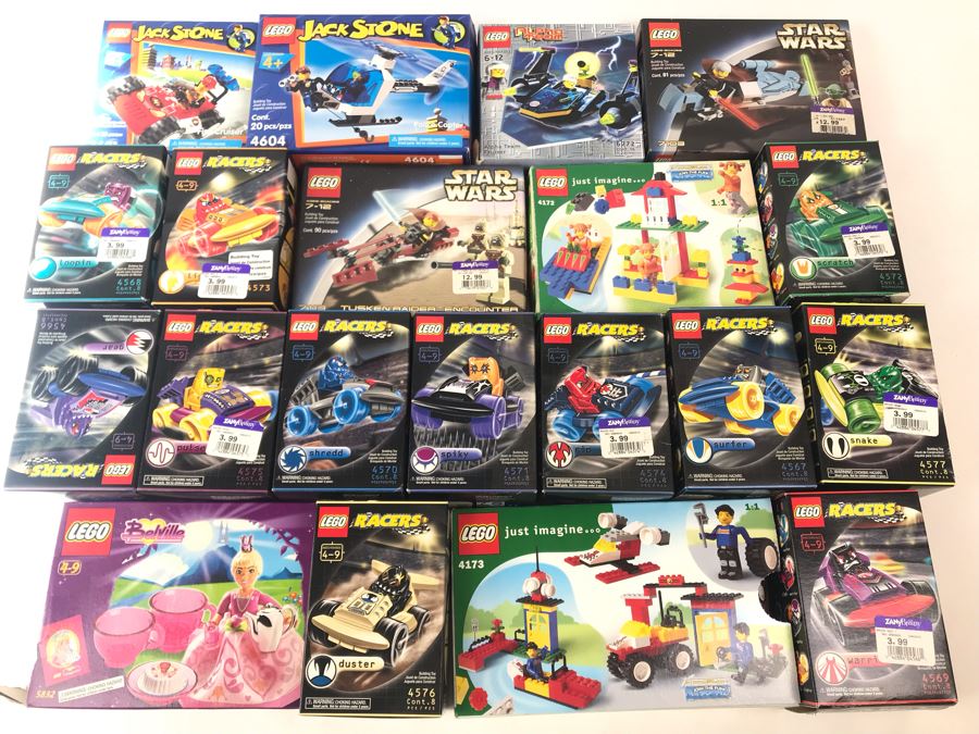 Various Opened LEGO Kits For Parts