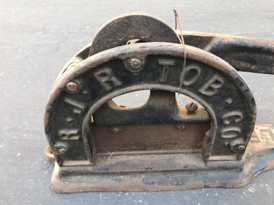 Antique Cast Iron Tobacco Cutter Brown's Mule RJR Tobacco Co. [Photo 9]
