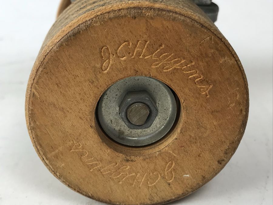 Vintage J.C. Higgins Metal Roller Skate With Wooden Wheels Incredible Ball Bearings [Photo 3]