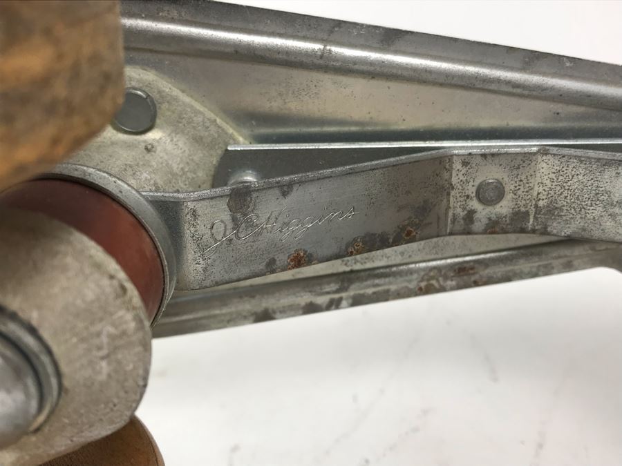 Vintage J.C. Higgins Metal Roller Skate With Wooden Wheels Incredible Ball Bearings [Photo 9]