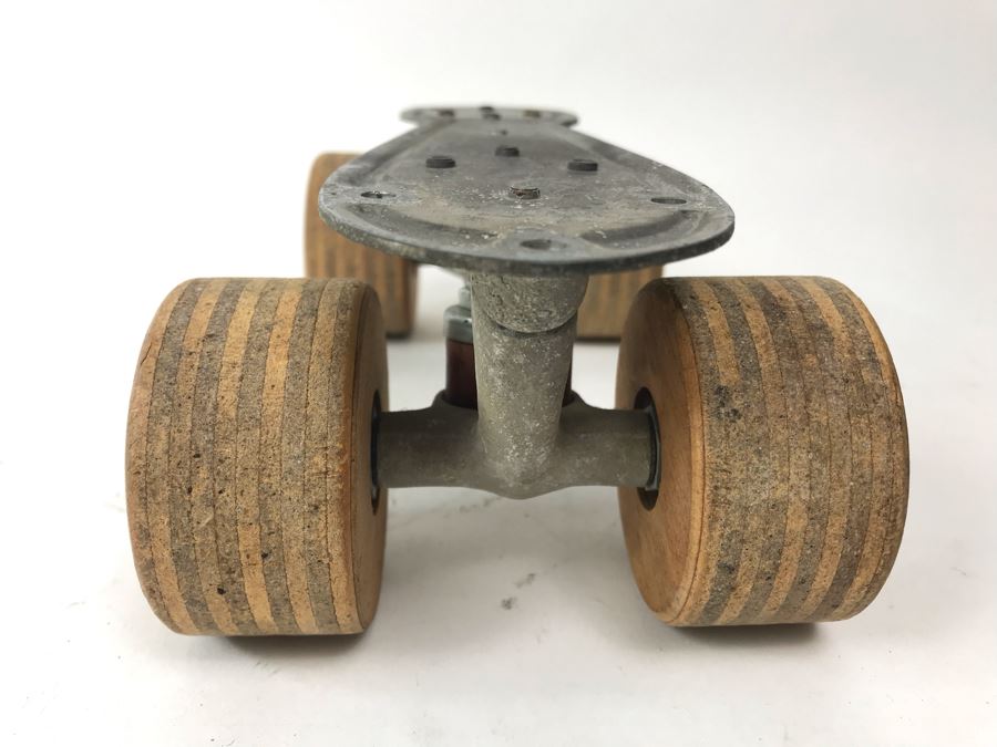 Vintage J.C. Higgins Metal Roller Skate With Wooden Wheels Incredible Ball Bearings [Photo 7]