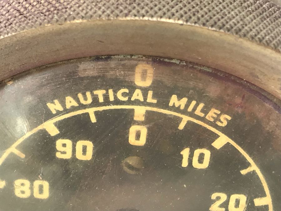 Vintage Nautical Taffrail Log Boat Fisher-Pierce Co Boston Mass USA Measures Nautical Miles Odometer For Boat Needs Repair [Photo 5]