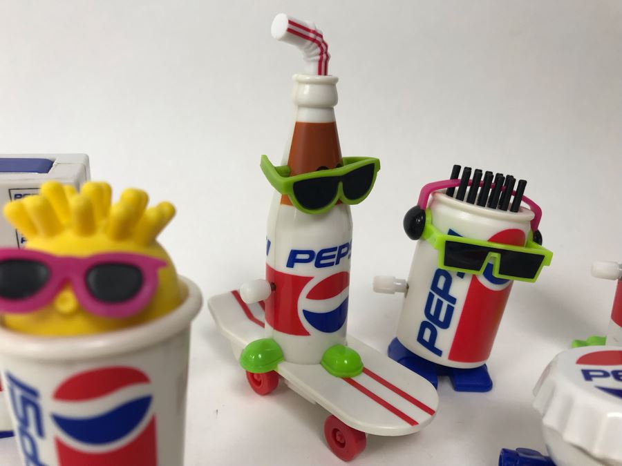 Extremely Rare Never Released To The Public Prototypes PEPSI Wind-Up Toys - Complete Set Of 6 [Photo 5]