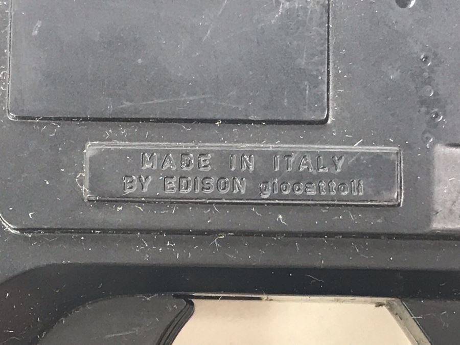 Pair Of Vintage Collectible Toy Cap Guns Made In Italy By Edison Giocattoli Mattel [Photo 5]