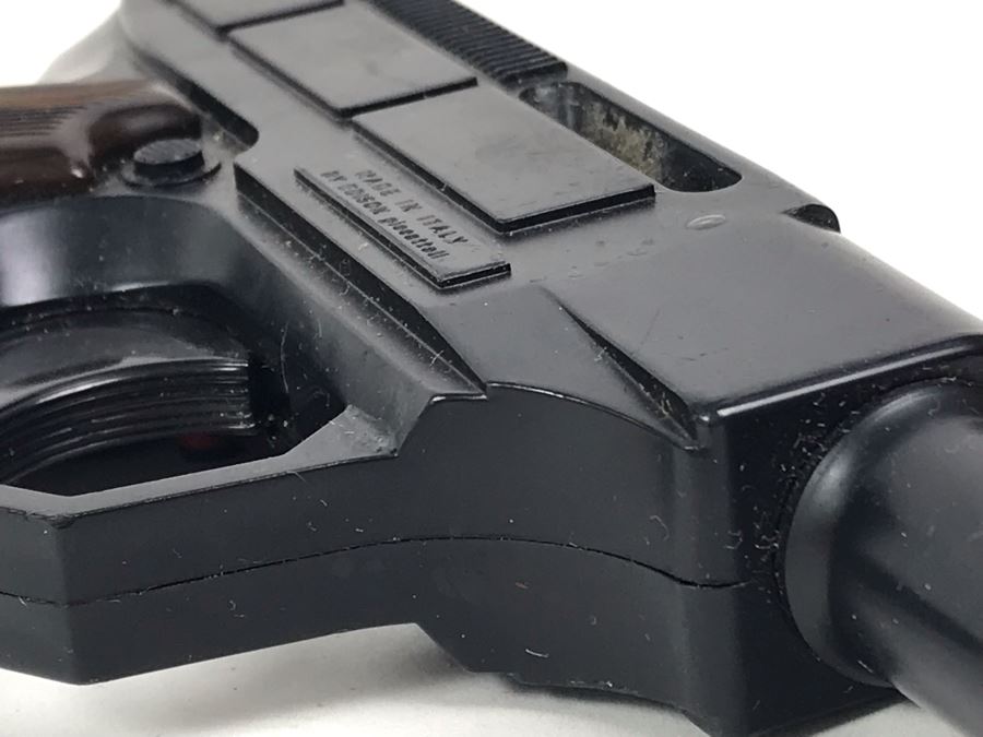 Pair Of Vintage Collectible Toy Cap Guns Made In Italy By Edison Giocattoli Mattel [Photo 8]