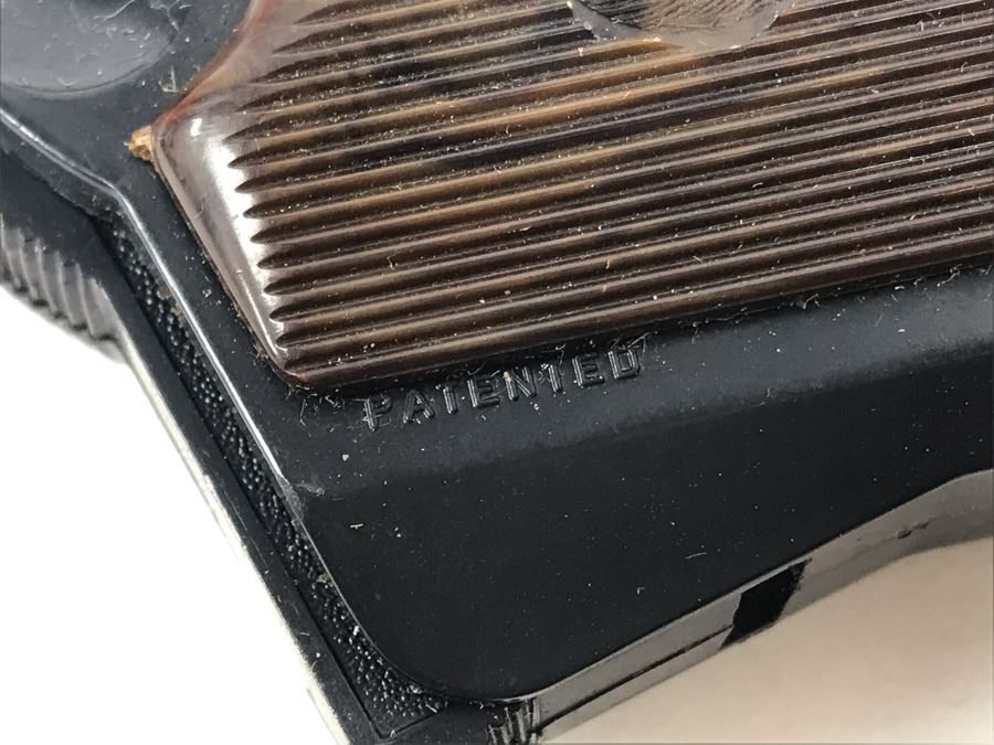 Pair Of Vintage Collectible Toy Cap Guns Made In Italy By Edison Giocattoli Mattel [Photo 3]