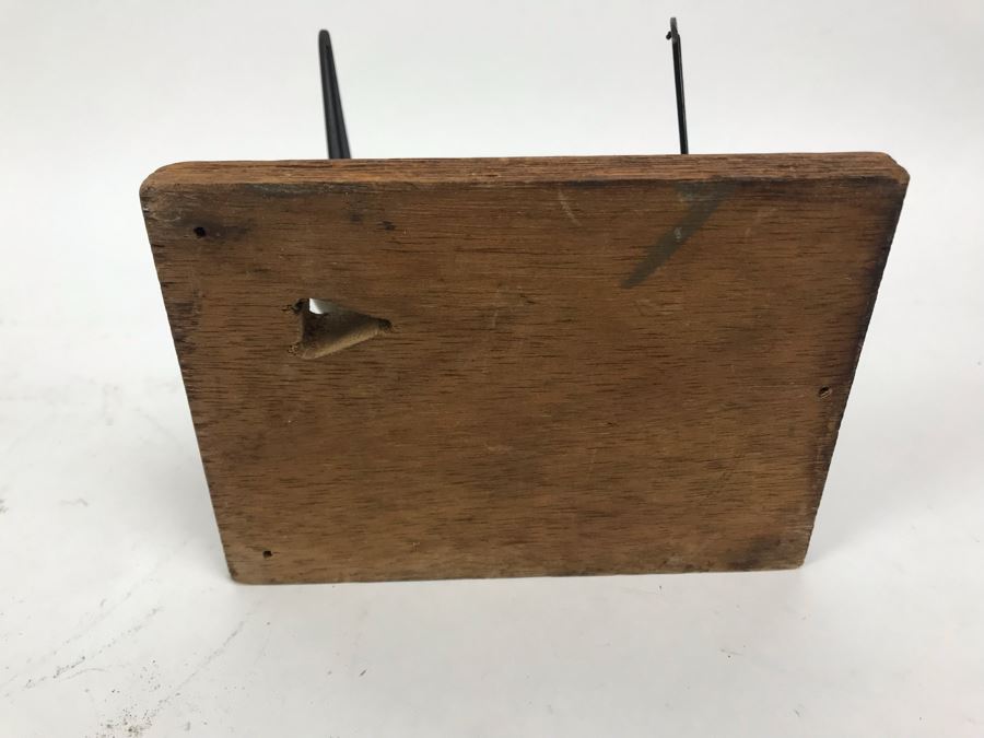 Vintage Nautical Compass Parts Sculpture On Wooden Base [Photo 8]