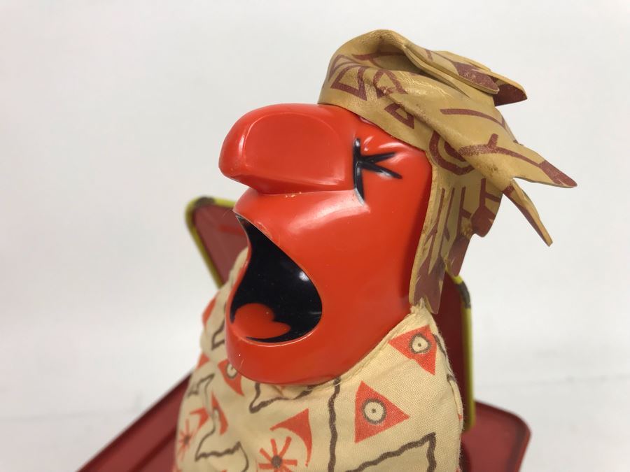 Vintage 1963 Mattel Superchief In-The-Music-Box Jack-In-The-Box Toy The Funny Company [Photo 4]