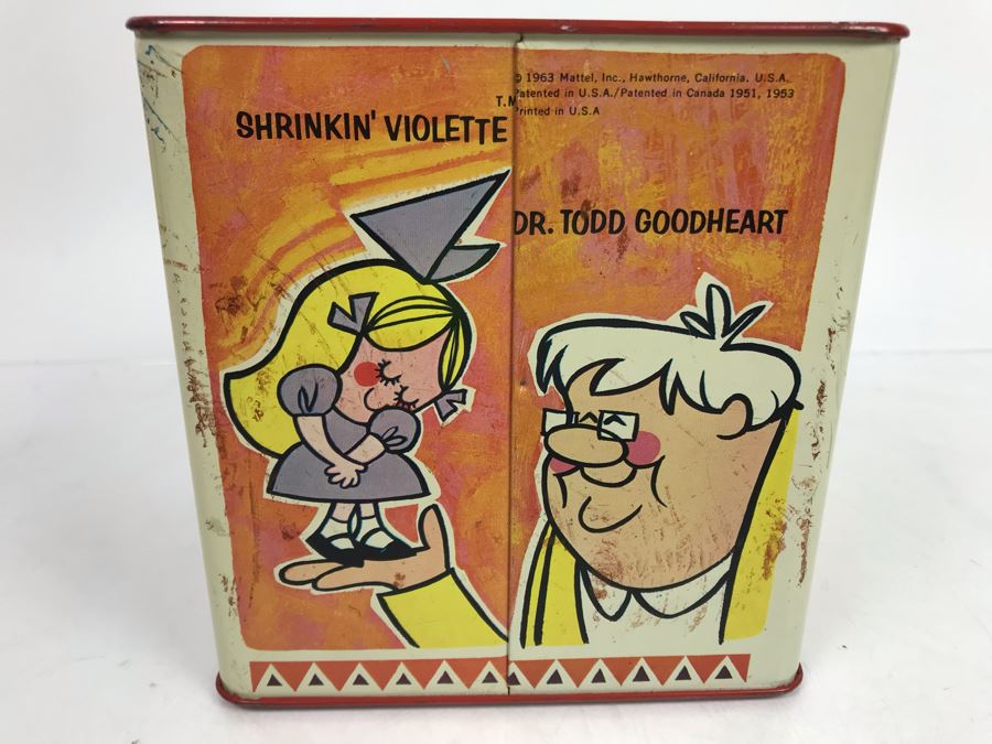 Vintage 1963 Mattel Superchief In-The-Music-Box Jack-In-The-Box Toy The Funny Company [Photo 11]